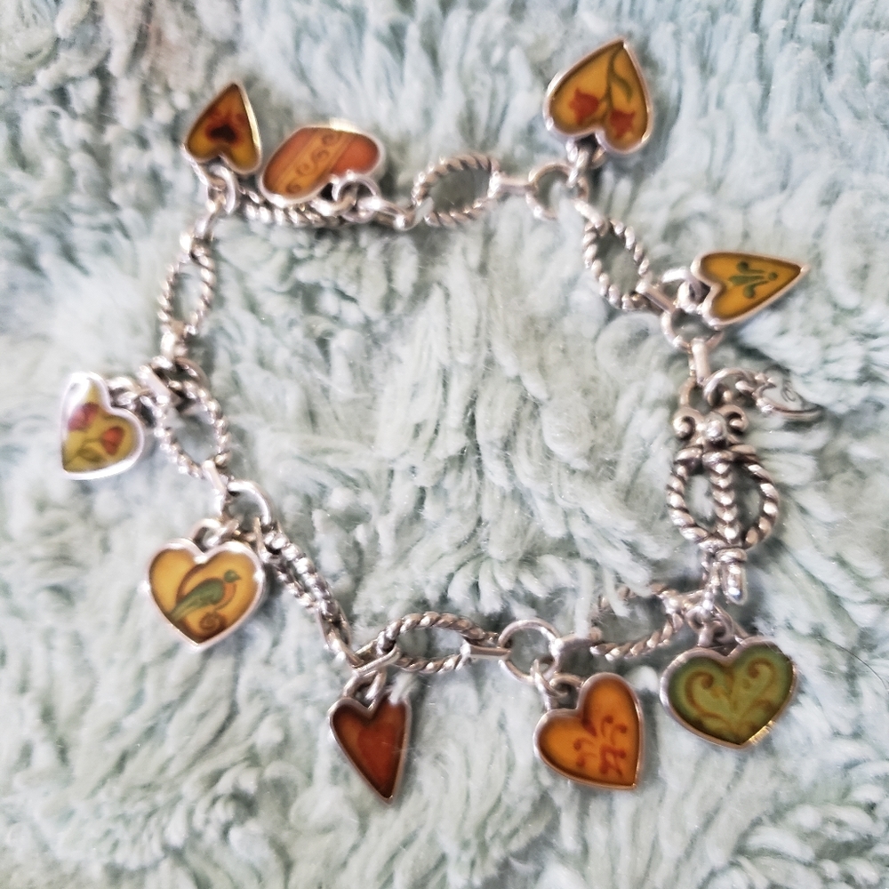 Brighton Piccadilly Heart Charm Bracelet